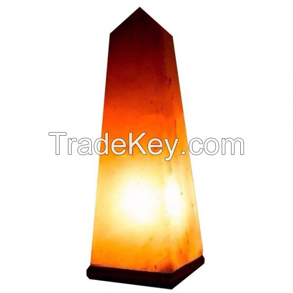 Salt Obelisk Lamp.