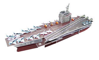 3D Puzzle-USS Constellation CV-64