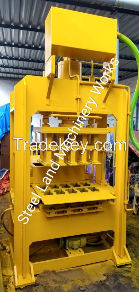 Manual Vibro Concrete/Fly Ash Brick Making Machine