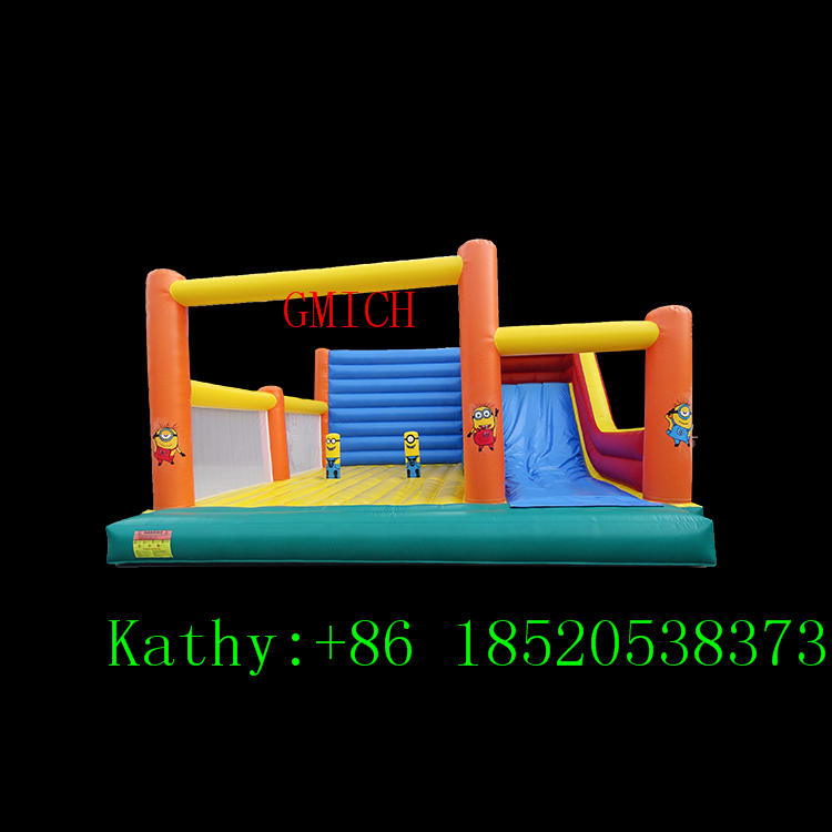 Gmich cheap kids PVC inflatable jumping bounce castle