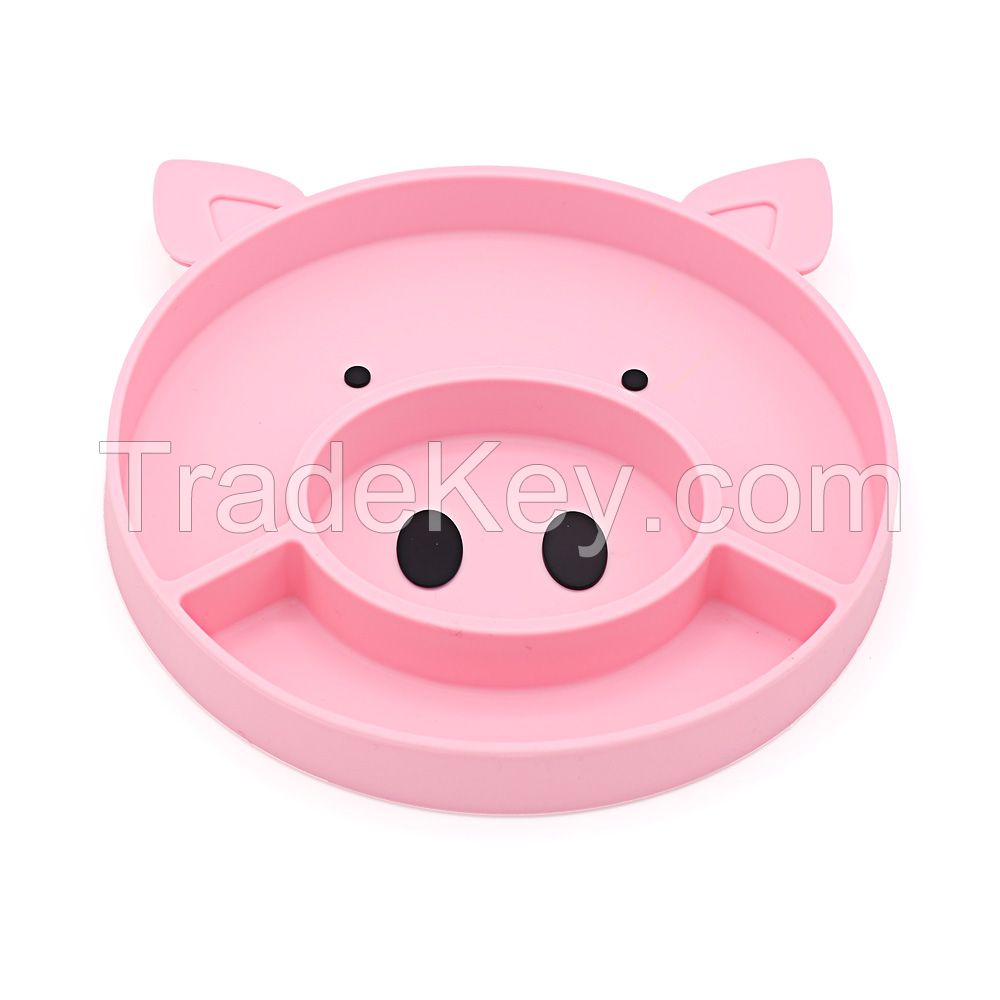 Cute Silicone Baby Feeding Bowl