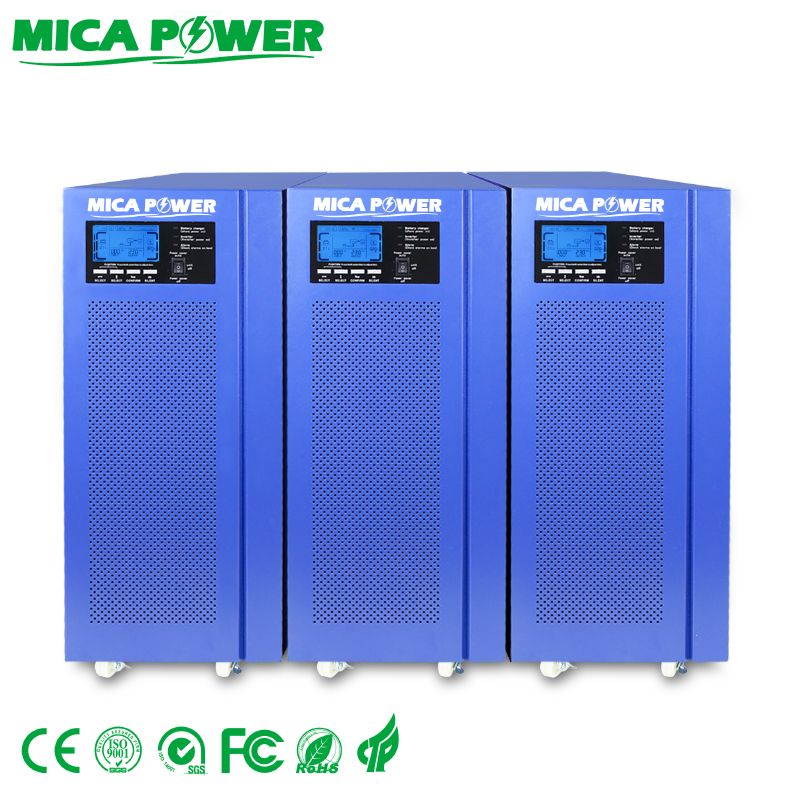 pure sine wave power inverters  8-12KW off grid hybrid solar system inverters