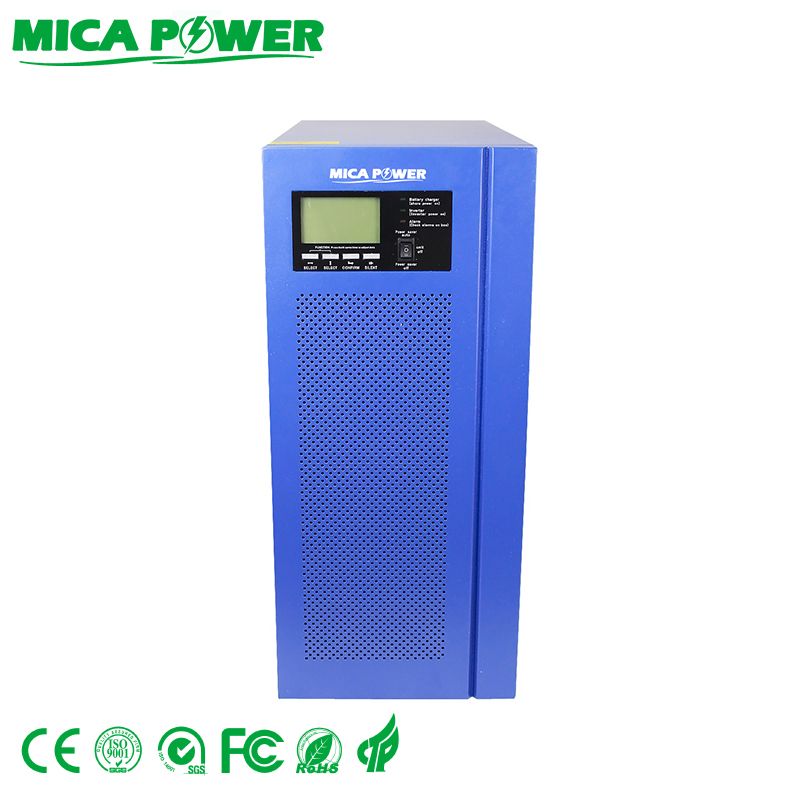 pure sine wave power inverters  8-12KW off grid hybrid solar system inverters