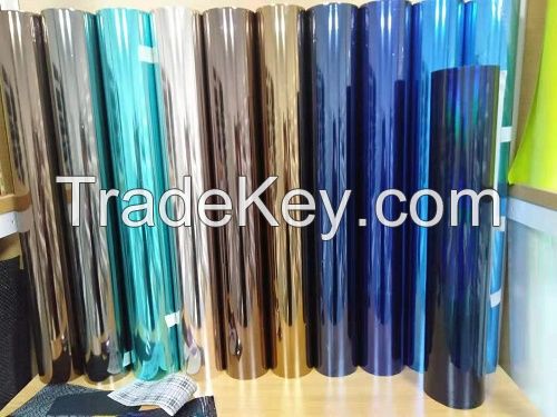 Electroplating polyester film