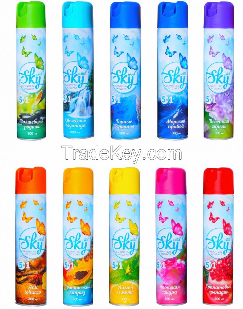 Air fresheners series SKY WIND_300ml, series and MAGIC AIR_300ml