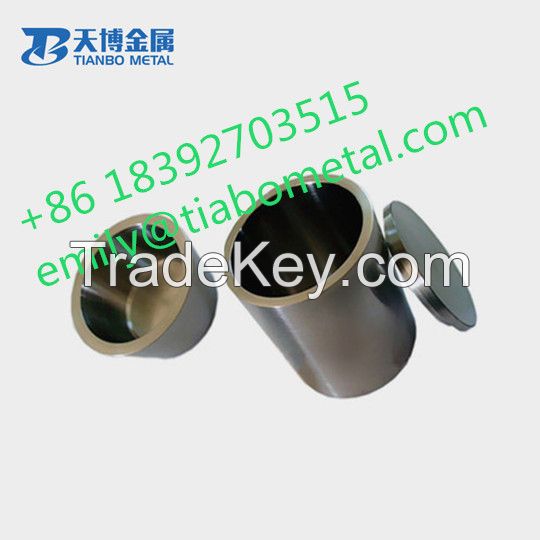 High quality tungsten carbide crucible application in quartz glass melting furnace.