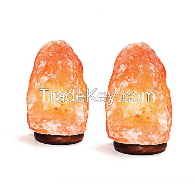 Himalayan Pink Salt Night Light Powered Lamp