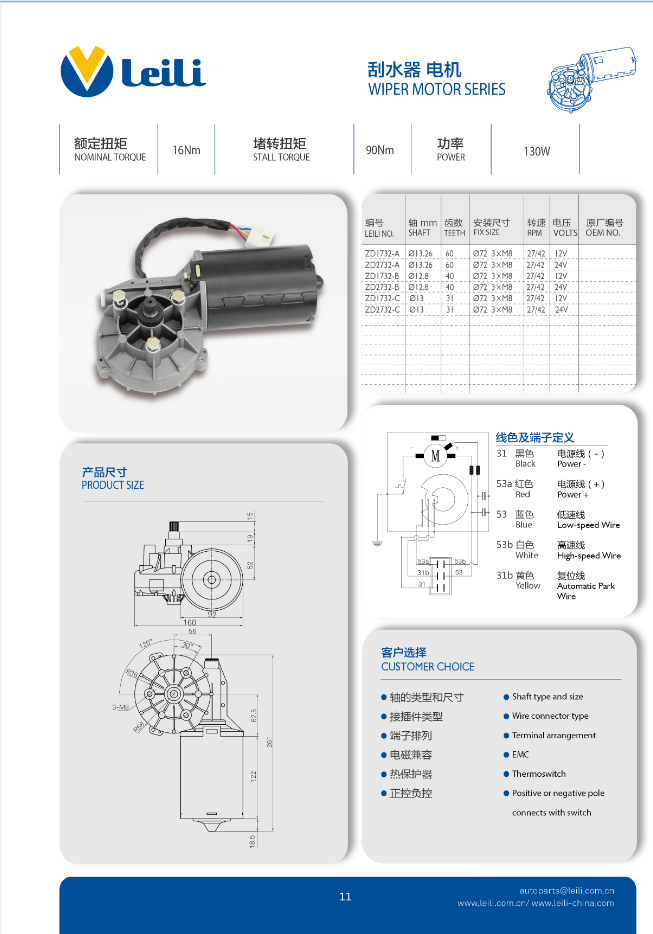 12v/24v dc motor