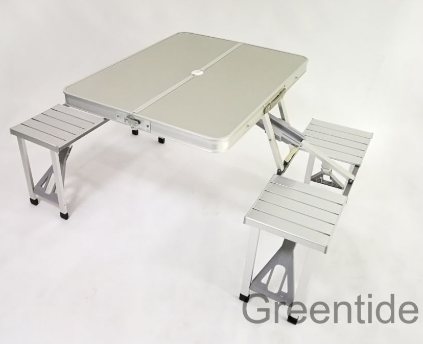 Outdoor Camping Table Sets MDF Top Picnic Portable and Accessories Portable Table CS408