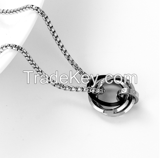 Triple Rings Necklace