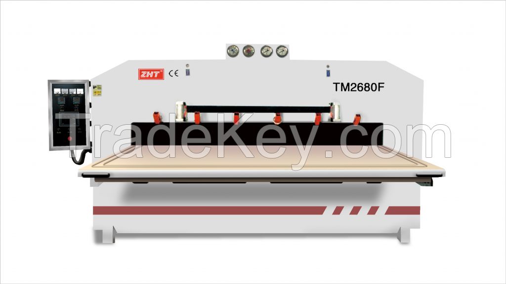 TM2680F Double-sided wooden skin plate positive and negative pressure machine