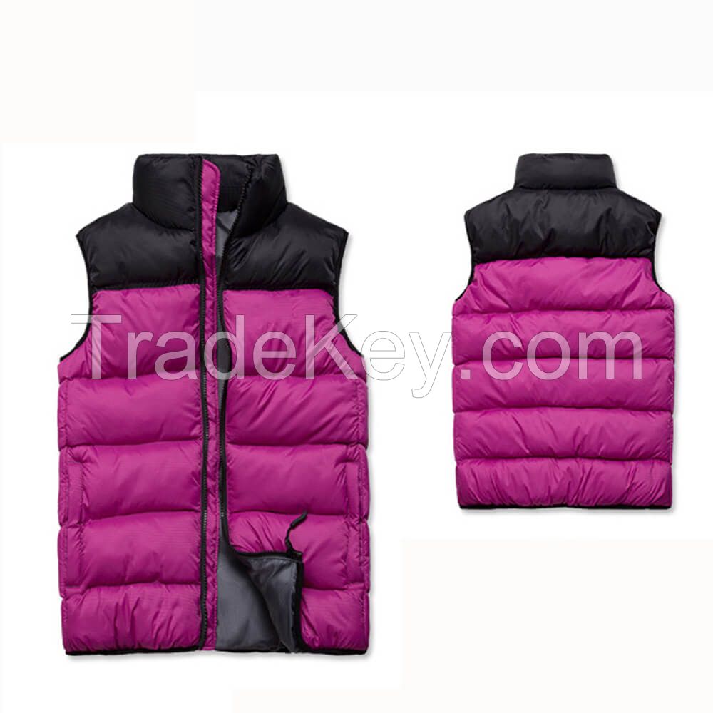 Women Ultralight Cotton Padded Vest For Winter Outdoor Sports 