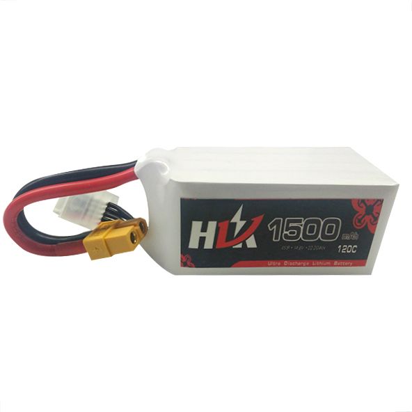 HLK 1500mAh 120C 22.2V FPV Racing 6S LiPo Battery