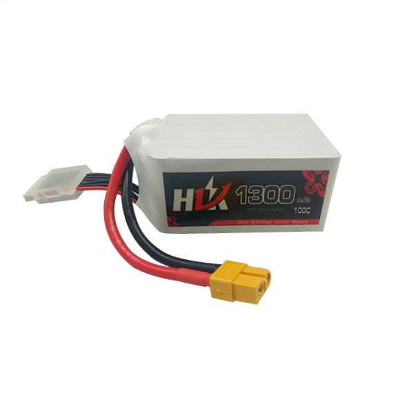 HLK 1300mAh 120C FPV Racing 6S LiPo Battery