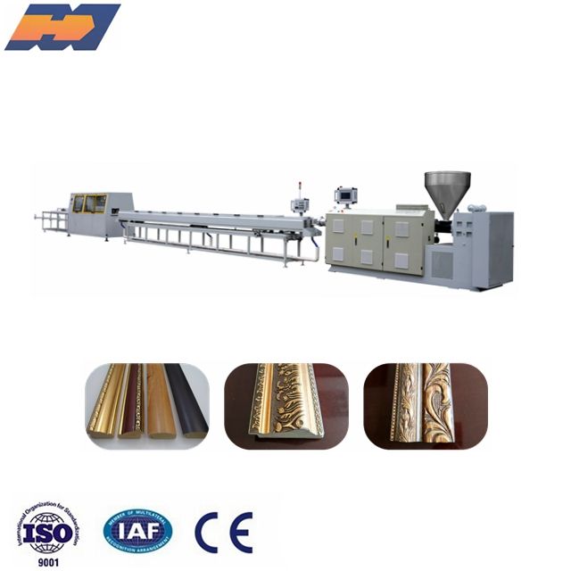 GPPS HIPS PS Foam Photo Frame Production Line Picture profile extrusion line for home decoration