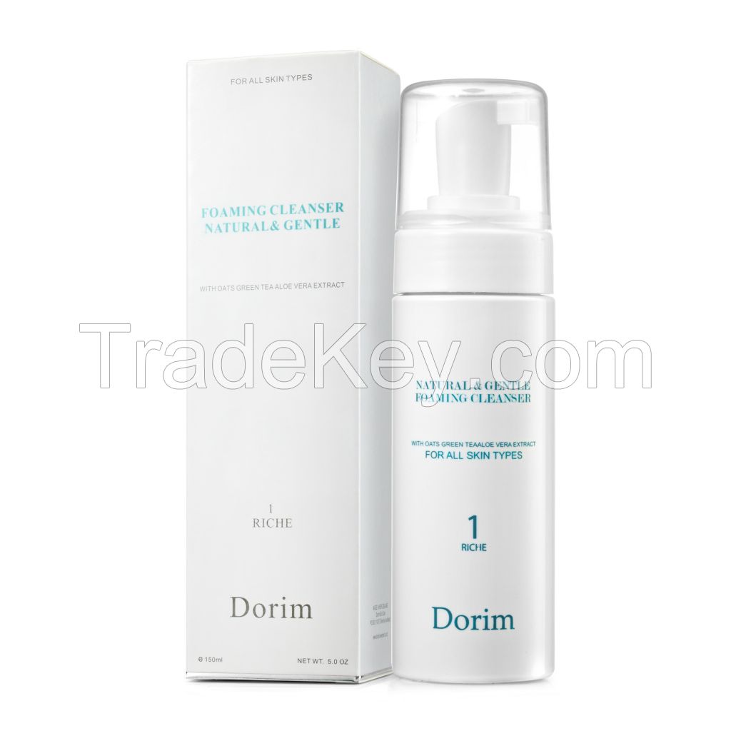 Dorim pure natural foaming cleanser  made in New zealand