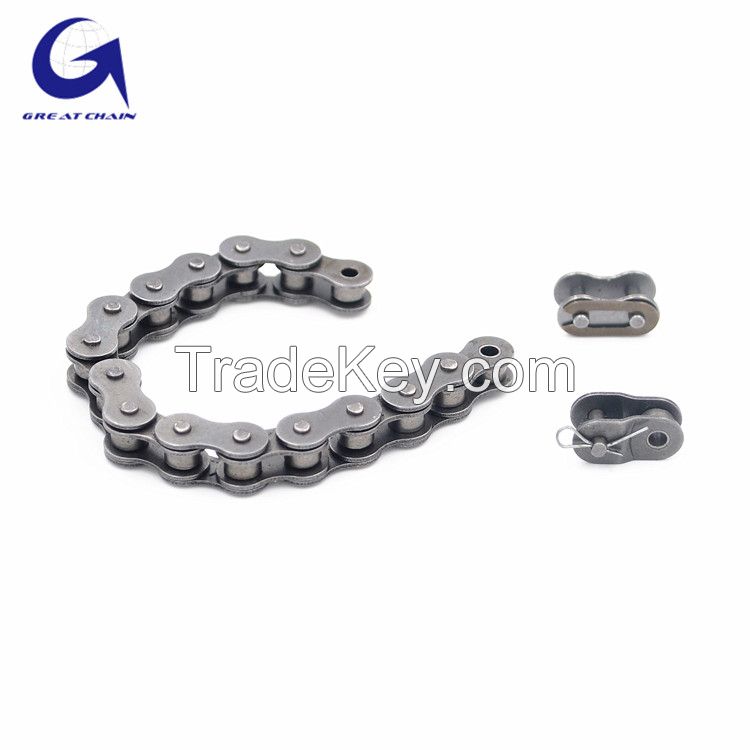 European standard (DIN) 05B small pitch transmission precision roller chain for industrial equipment