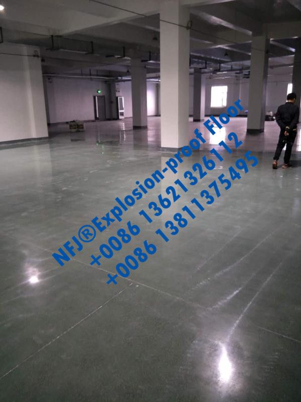 Metal explosion-proof flooring material