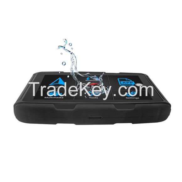 KARADAR Waterproof Android 6.0 16G motorcycle GPS Navigator BT Touch Screen 5 Inch Car Navigator with free map