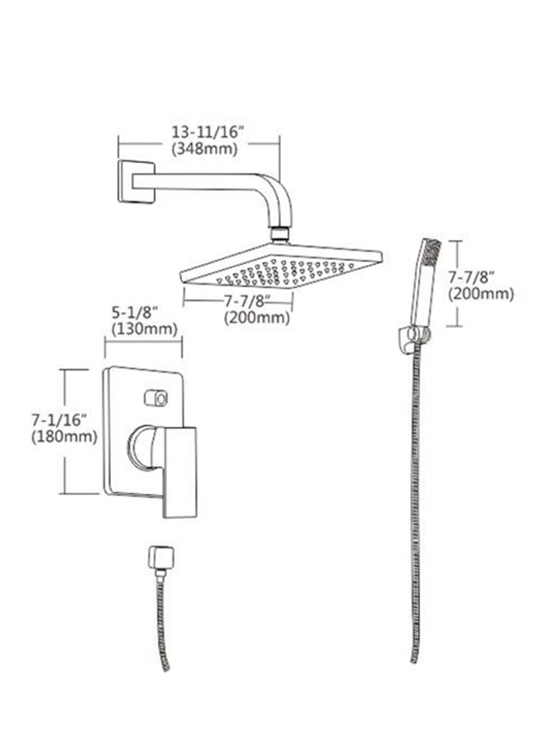 Pressure Balance Shower Faucet