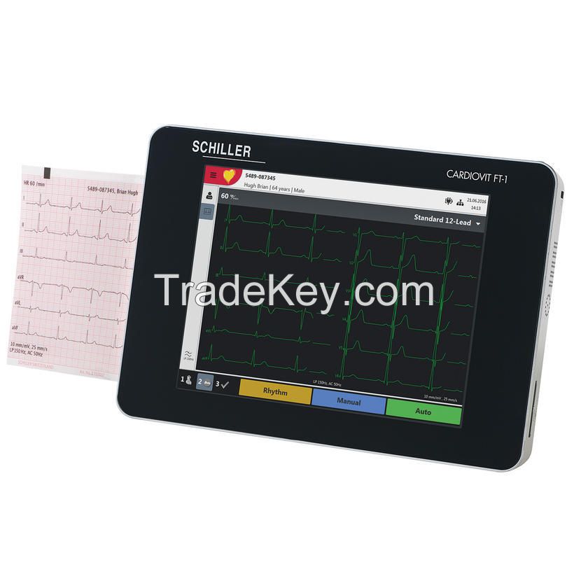 SCHILLER CARDIOVIT FT-1 TABLET ECG MACHINE