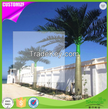 Best seller artificial plants fake outdoor decorative King coconut palm trees