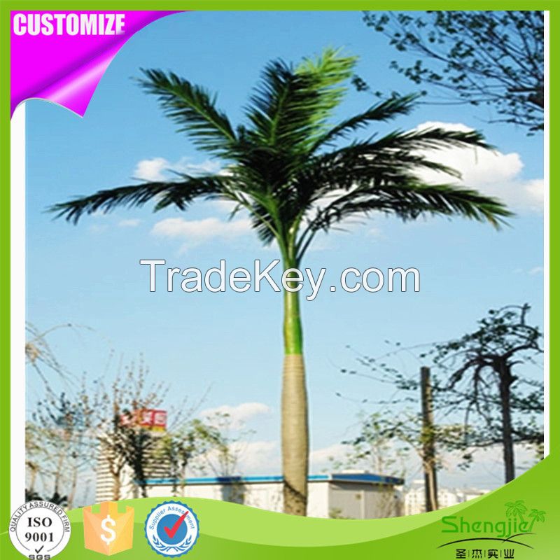 Best seller artificial plants fake outdoor decorative King coconut palm trees