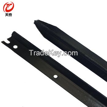 new type y post 1800mm black coated steel y star picket 