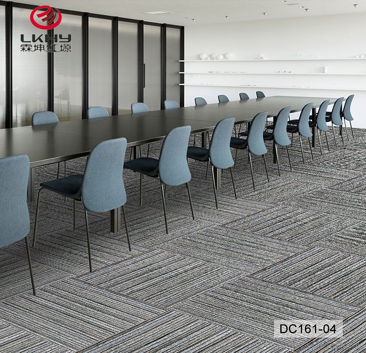 2019 hot design 100% Nylon PVC back carpet tile office home hotel using pvc floor carpet tiles factory