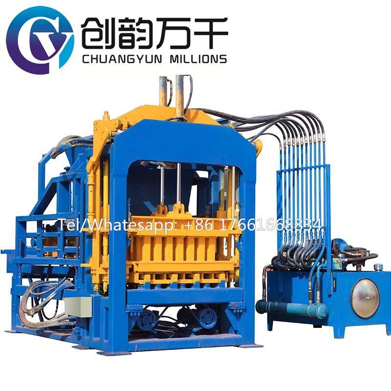 QT4-15 automatic concrete cement brick machine