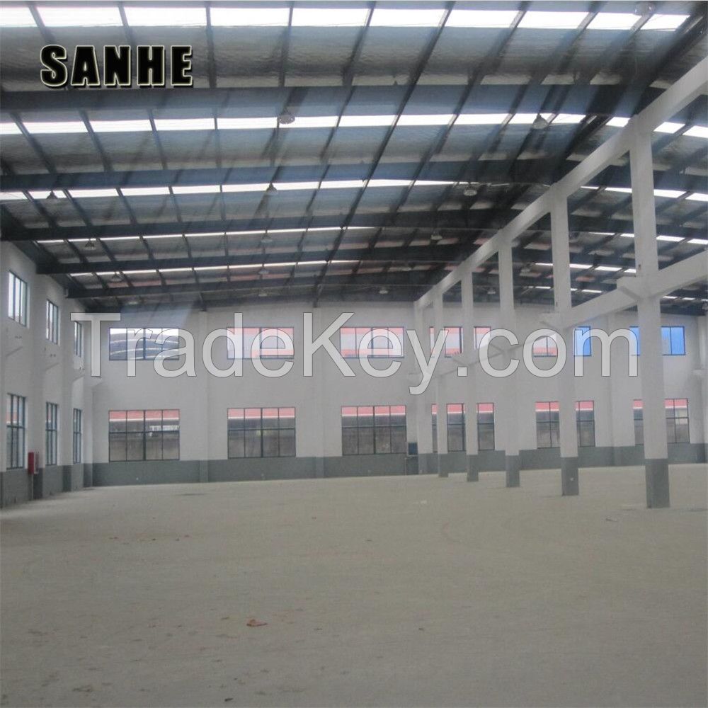 SANHE Custom Design prefab steel structure factory