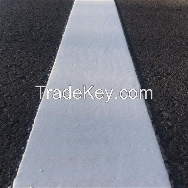 Thermoplastic glow in the dark road marking paint