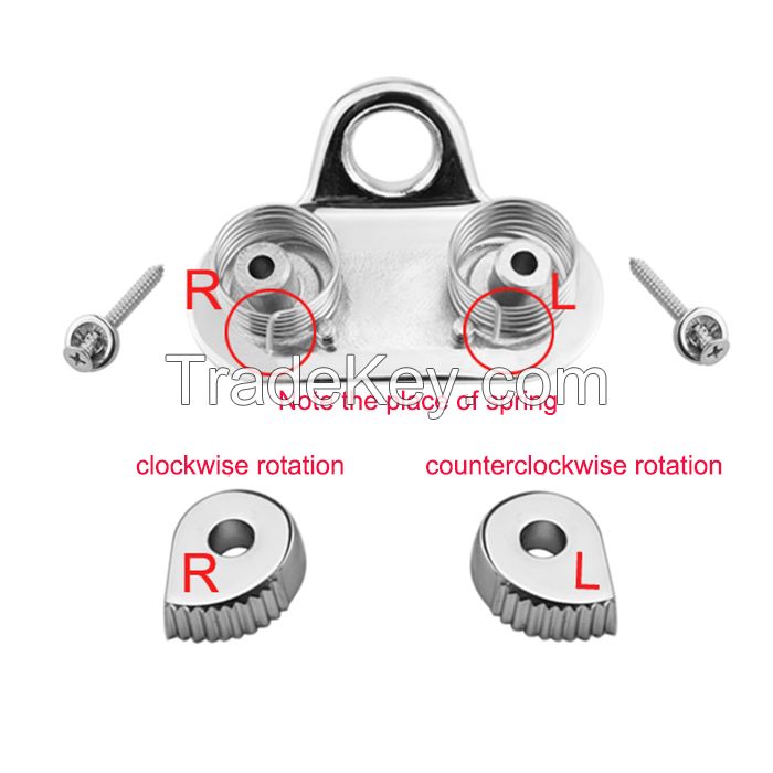 marine hardware stainless steel cam cleat for 6-10mm rope