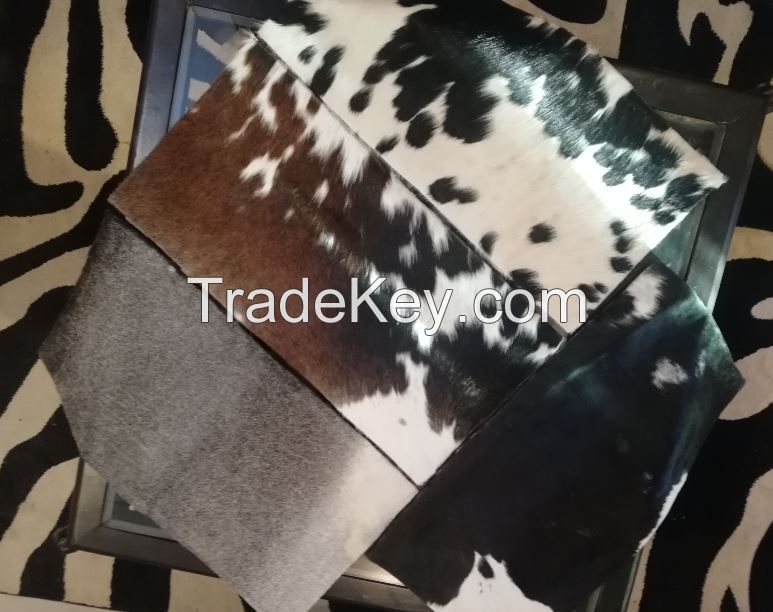 Cowhide pillow covers