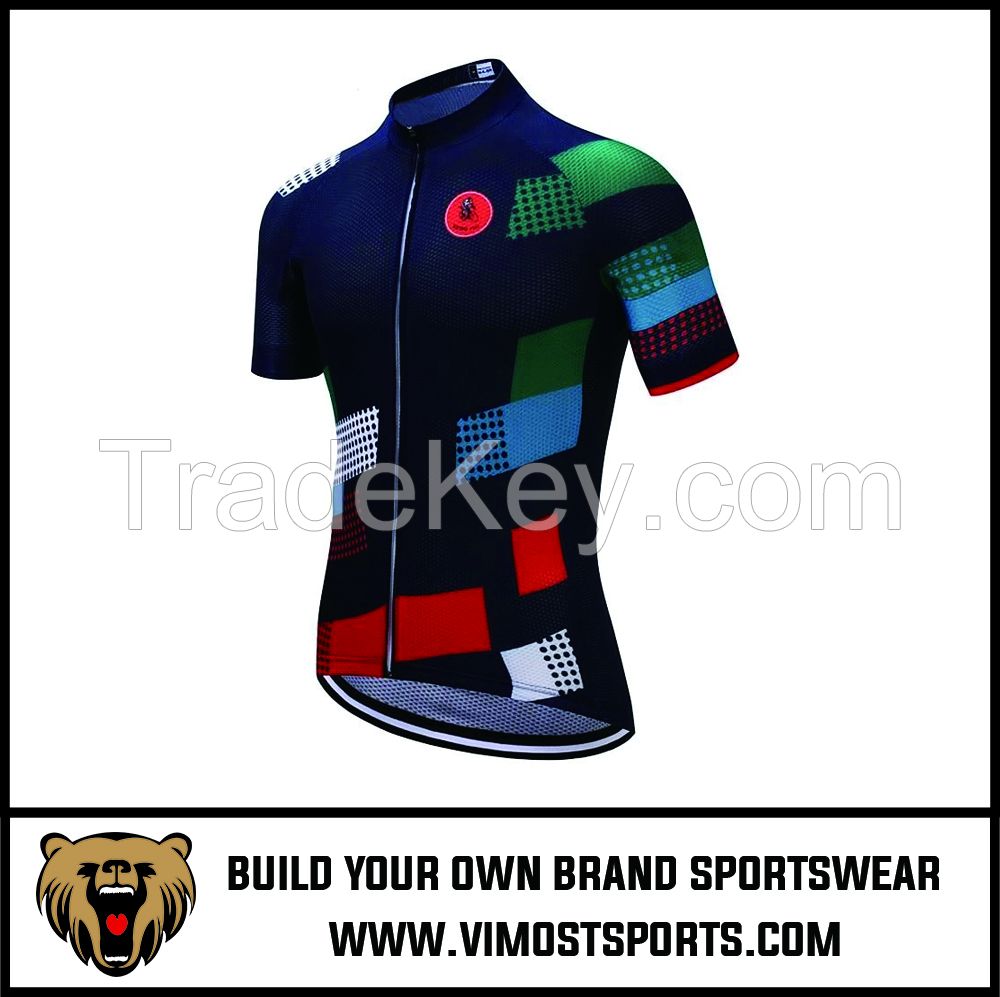 Men Breathable Quick Dry Cycling Shirts