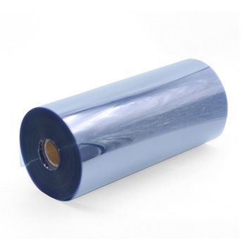 250 Micron Light Transparent Plastic Rigid Clear Blue Tint PVC Sheet