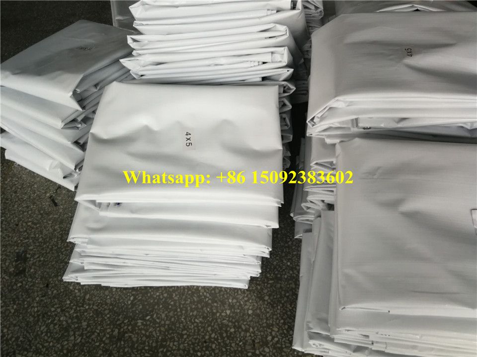 Blue and White HDPE/LDPE/PE Tarpaulin Plastic Sheets