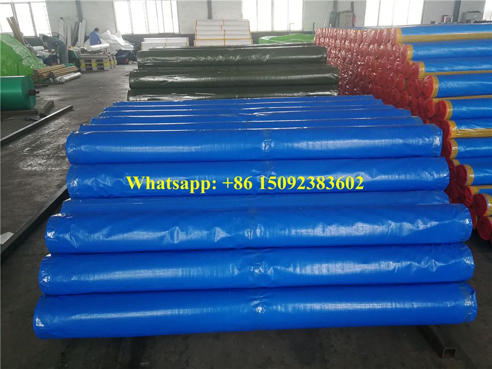 Tarpaulin Rolls Terpal Dark Blue/Orange 2x50 m 2x100 m