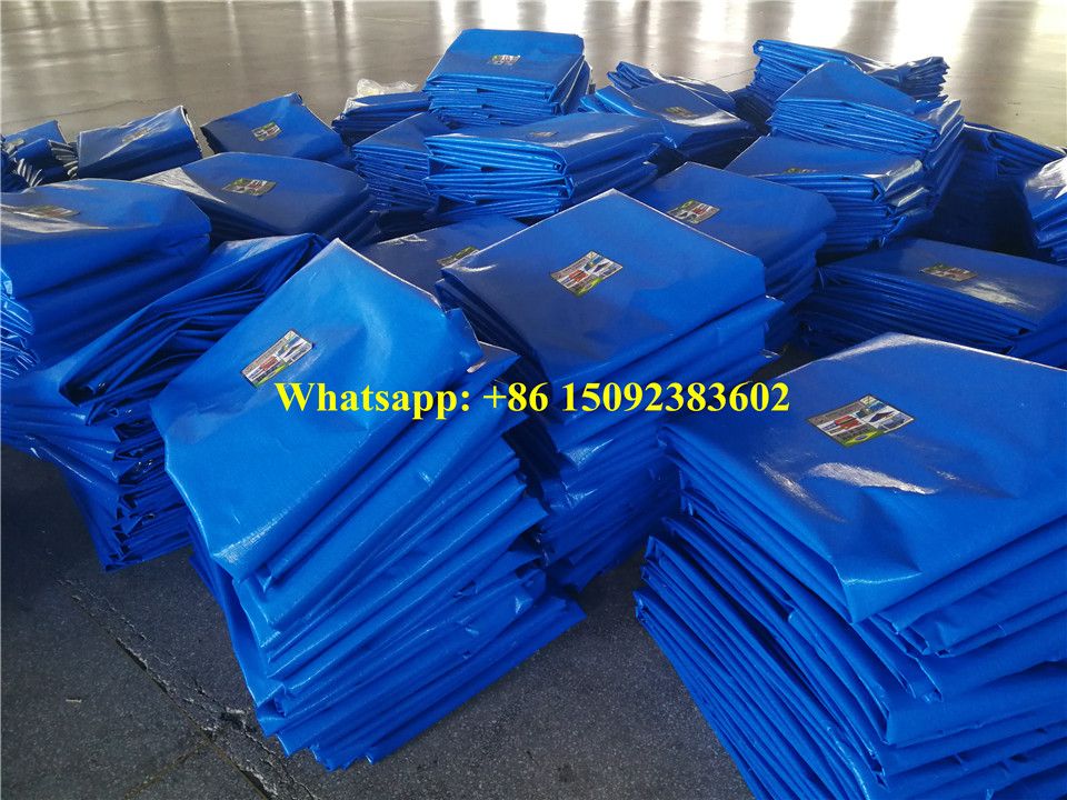 Double Blue PE Tarpaulin Cover Tarpaulin sheet manufacture