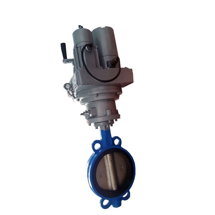 Electric wafer soft sealing butterfly valve 