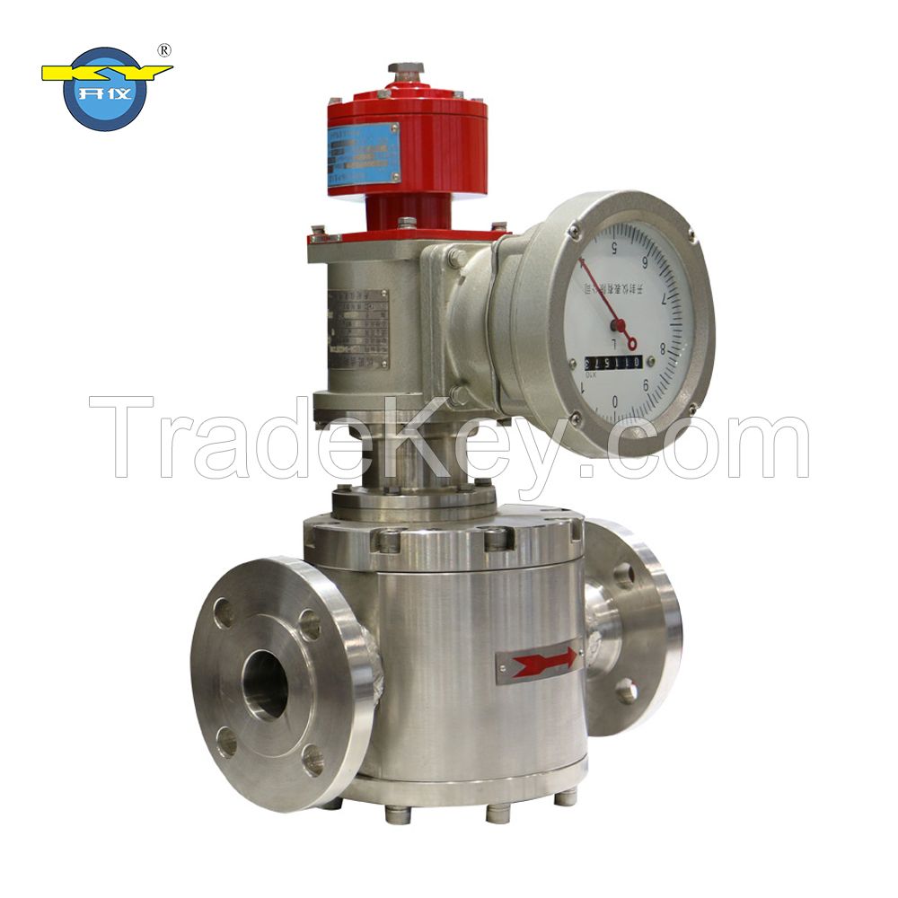 Kaifeng Instrument Manufacture 0.2% Accuracy Liquid, Fuel Oil;Petroleum Oval Gear Flowmeter Flow meter 