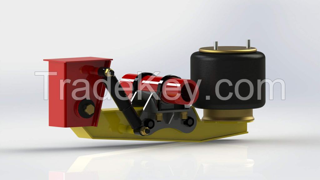 Heavy Truck Trailer Parts Semi Trailer Lifting Axle AirBag Suspension