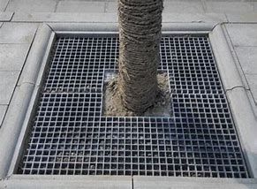 Anti-UV Fiberglass Grate for Public Greening