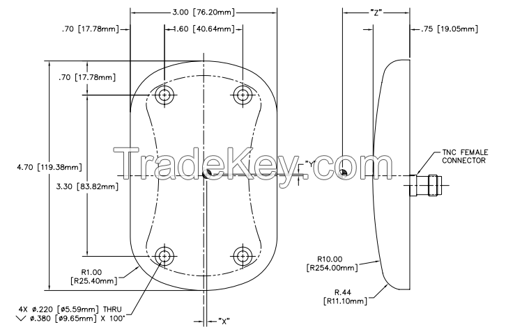 GK-AIRXF Series GNSS Antenna