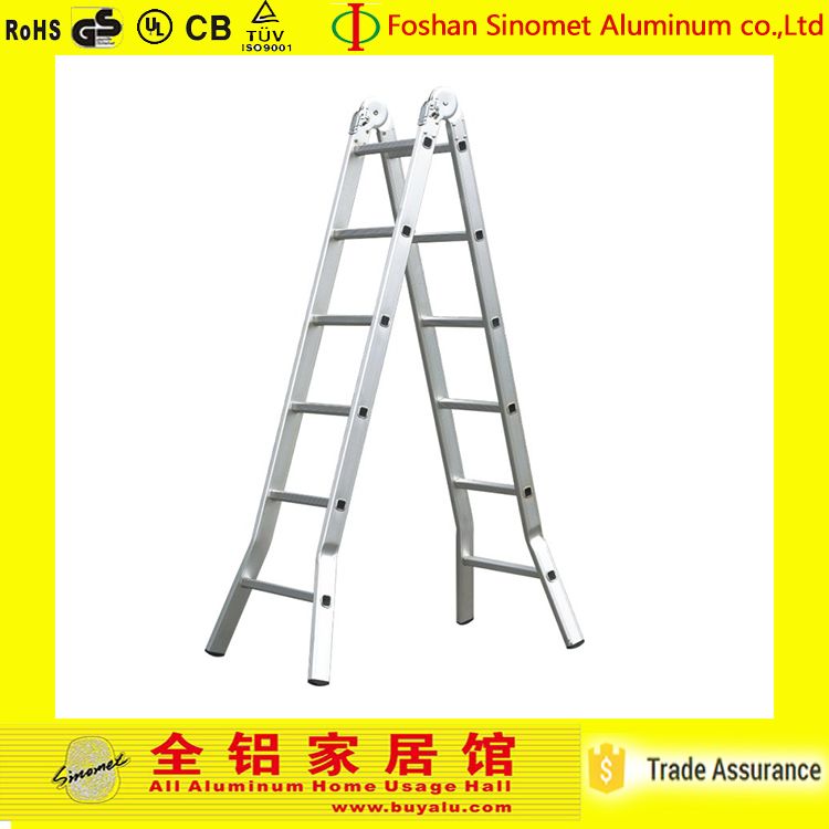 hot sale home use and industrial floding aluminum step ladder 