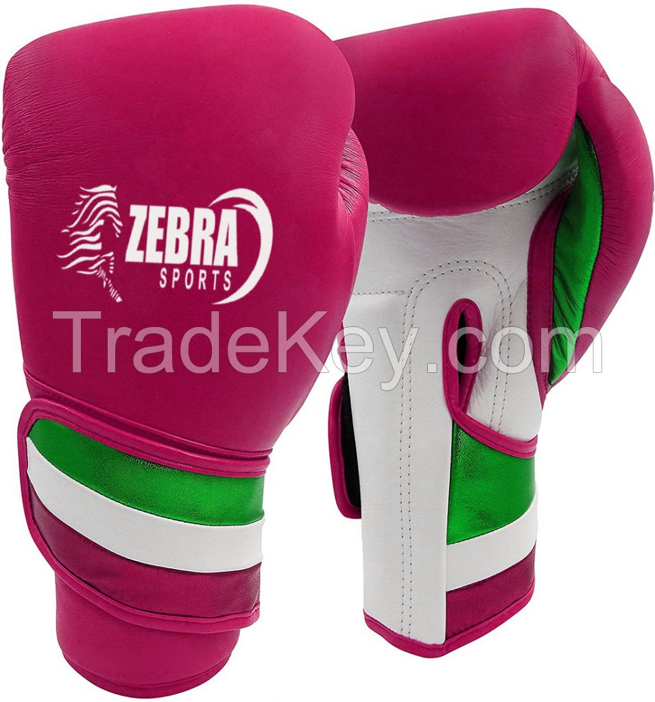 Genuine Leather Boxing Gloves Private Label Custom Sparring Gloves High Quality