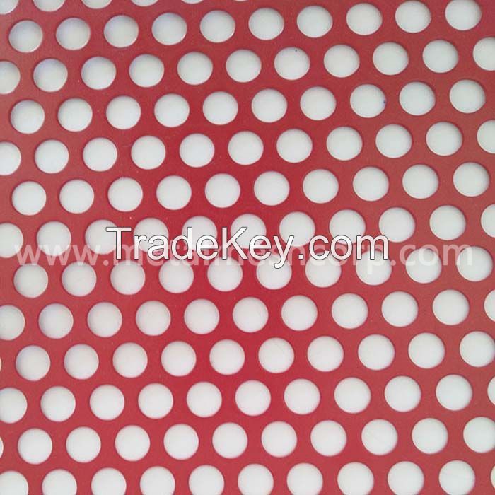 Decorative hole aluminum perforated sheet