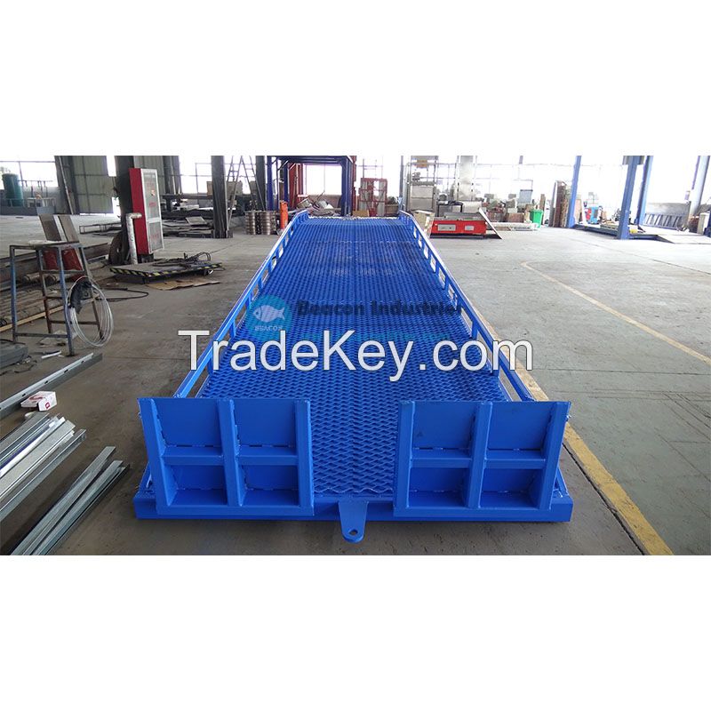 10 ton mobile container loading ramp dock ramp