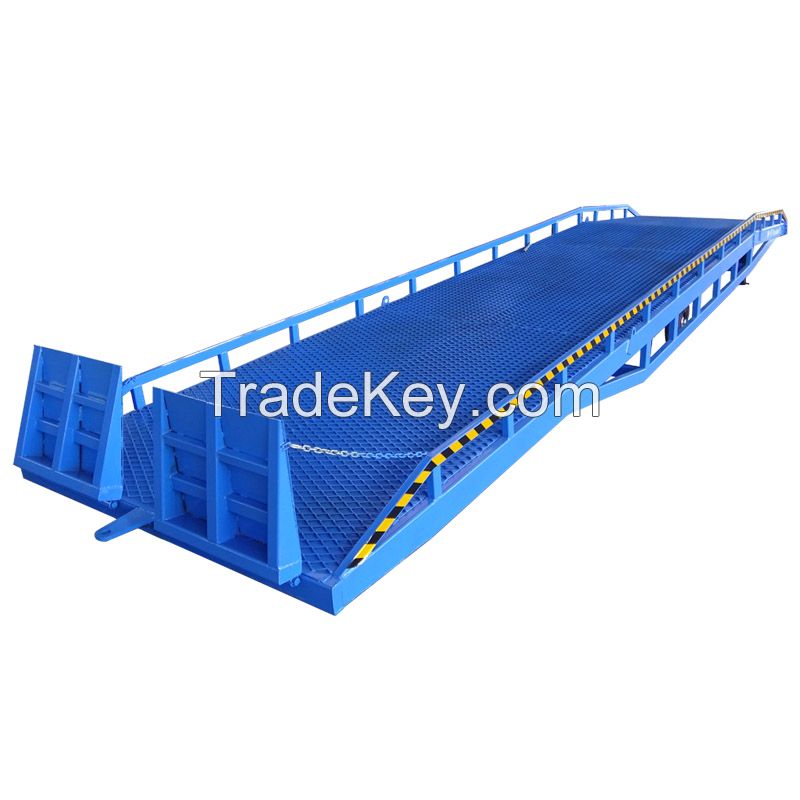 6-10 ton mobile container loading ramp forklift yard ramp dock leveler