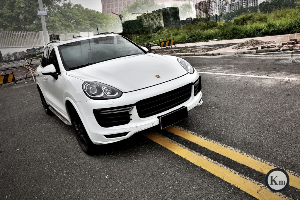 KM for Cayenne 958 upgrade pp material GTS Turbofront bumper body kit rear bumper 2015-up factory outlet 